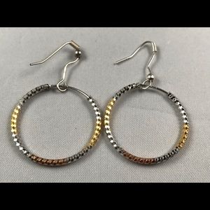 925 Silver Multi Tone Earrings